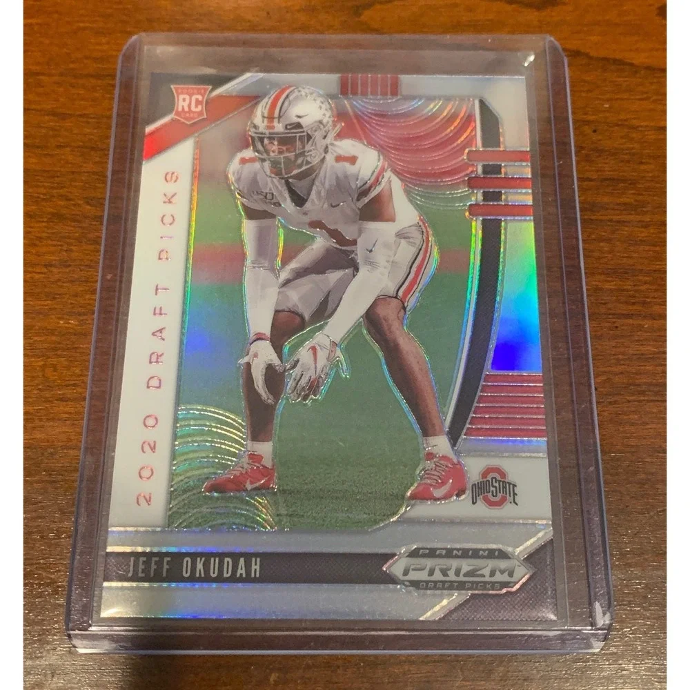 Jeff Okudah Silver Prizm‎ RC